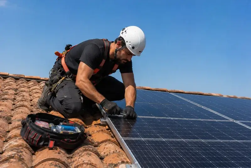 Maintenance et monitoring de panneaux solaires à Malestroit